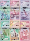 Bermuda Set 6 2 5 10 20 50 100   2009 P 57 58 59 60-62 Unc Onion Prefix Specimen