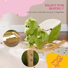 Qaba Baby Rocking Horse toddler Plush Dinosaur Animal Rocker W seat Belt 32 Song