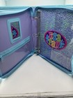 Rare Vtg Lisa Frank Mermaid Blue Iridescent 3 Ring Zip Up Binder 1990 s Agenda