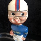 1960s Bobble Head Nodder Miami Dolphins Round Gold Base Football Nfl