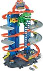 City Toy Car Track Set  Ultimate Garage With T-rex Dinosaur  Store 100  1 64    