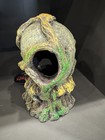 New In Box Aquarium Skull Cave Fish Tank Ornament Decoration Cycle Glofish 6 x4 
