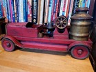 Nice Large Vintage 1920 s Turner  Pressed Steel Boiler Fire  Truck
