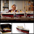 Movie-series Titanic Large Cruise Boat With 9090pcs Original Box Ship Gift 2026