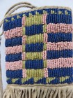 Mint Condition Plains Indian Parfleche Beaded Knife Sheath W  Leather Fringe