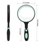 Large Magnifying Glass 5x Handheld Reading Magnifier For Seniors   Kids - 100mm