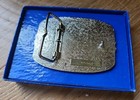 American Eagle Belt Buckle Imm Silver Plate 24kgold 200th Anniversary W  Box Coa