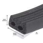 10 Ft  Black Large Rubber Auto And Marine Weatherstrip Adhesive For All Climates