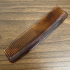 Vintage Ace 5     Pocket Comb Faux Tortoise Shell  Amber Brown Euc