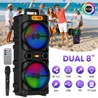 Portable Bluetooth Speaker Sub Woofer 2000w Powerful Loud Wireless Party Boombox