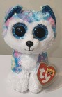Ty Beanie Boos - Helena The Husky Dog  no Horn Verson  6  New Plush Stuffed Toy