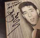Jack Scott-sincerely-autograph signed Lp-rockabilly