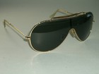 Vintage Bausch   Lomb Ray-ban Usa G15 Single Lens Wings Sunglasses W case Mint