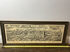 Antique Map - Roma By Georg Balthasar Probst  Framed 36  X 15 
