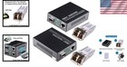 Gigabit Fiber Media Converter W  2x Sfp Lc Dual Transceiver Module