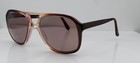 Vintage Ao Safety Ec100 Brown Pilot Sunglasses Frames Only