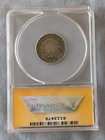 1867 With Rays Shield Nickel 5c Graded Anacs Vf30