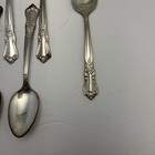 Oneida Valley Rose  1956 Pattern 8 Teaspoons Silverplate Wm A Rogers