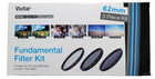 Vivitar 62mm Uv Cpl Nd8 Filter Kit Multi-coated Hd Lenses New In Box