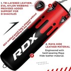 Rdx Punching Bag  Mma Boxing Bag  Unfilled Hanging Punch Bag With Gloves 4ft 5ft