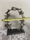 Vintage Cast Iron Butterfly Art  Gold Bronze Silver  Rare