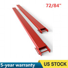 Pallet Fork Extensions Forklift Extensions 84    72   Heavy Duty Steel 5500 Lbs
