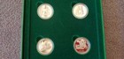 1996 Canada Sterling Silver 50 Cent 4 Pcs Proof Set Km ps34 Baby Animals