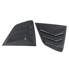 Rear Window Carbon Fiber Vent Shutter Louver Cover Trim For Nissan Rouge X-trail