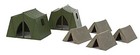 Walthers Scenemaster Ho Scale Scenery Detail Set Camping Tents  4 Small 2 Large 