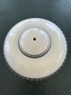 Vintage Glass White Ceiling Light Fixture Shade  11 1 4  1940   s Art Deco