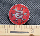 Snowflake France Travel Souvenir Lapel Pin Vintage