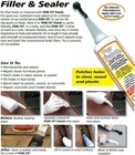 New Por-15 49013 Patch Filler   Seam Sealer Ultimate Filler Adhesive Black 4 Oz