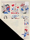French Cotton Kitchen Dish tea Towel - French Symbols - Made In France