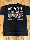 Motley Cr  e Final Show Concert Shirt Staples L a   New Year s Eve 12 31 2015