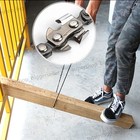 53   68 Teeth High Reach Tree Limb Hand Rope Pocket Chain Saw For Camping