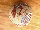 Native American Pottery Jewel By Joseph Lonewolf Santa Clara Lizard