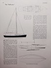 Tamaris And An Alden Yawl Yacht Plans Sails Cabins Magazine Illustration 1938