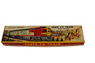 Vintage Santa Fe Friction Powered  Original Box Warbonnet Paint Scheme