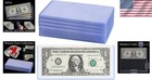 Bill Currency Display Holders - 35 Pieces Banknote Sleeves
