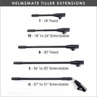 Helmsmate Tiller Extension Handle T   18 Fixed Length