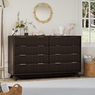 8 Drawer Dresser 54   Modern Wood Chest Of Drawers Large Storage Cabinet Bedroom