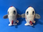 2 Swiss International Air Lines Plush Stuffed Toy Swiss Air 5  Plane