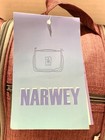 Narwey Travel Hanging Toiletry Bag Cosmetic Makeup Organizer  Plum