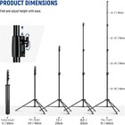 13ft 4m Air Cushioned Light Stand  Heavy Duty All Metal Photography Tripod Stand