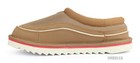 Ugg Tasman Cali Wave Chestnut Birch Leather Fur Slippers Mens Size 11 -nib-