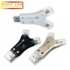 4 In1 Usb I-flash Drive Micro Sd Tf Card Reader For Ipad Iphone Android Pc Od