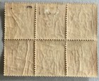Gb Penny Red Plate 196 Block Of 6   usual Cracked Gum      0d-of    Pd-pf     Cat   420