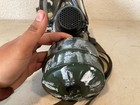 Vintage Military Gas Mask Respirator W  40mm Filter Civil Defense Surplus