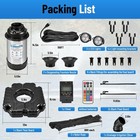 Pond Fountain Aerator Floating Pond Pump With 2 Rgb Led Lights1hp 12000gph 750w