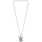 Silver Plated Goddess Kali Maa Kaali Pendant For Men   Women Jai Maa Kaalikaye